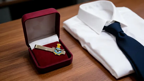 Golden_Green_Metal_Air_Force_Symbol_Tie_Pin