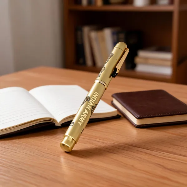 Brass_Ashoka_Stambh_Navy_Decorative_Pen