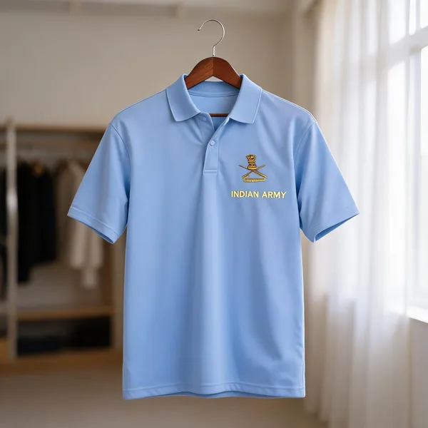 Blue_Polyester_Cotton_Dry_Fit_T_Shirt_For_Men