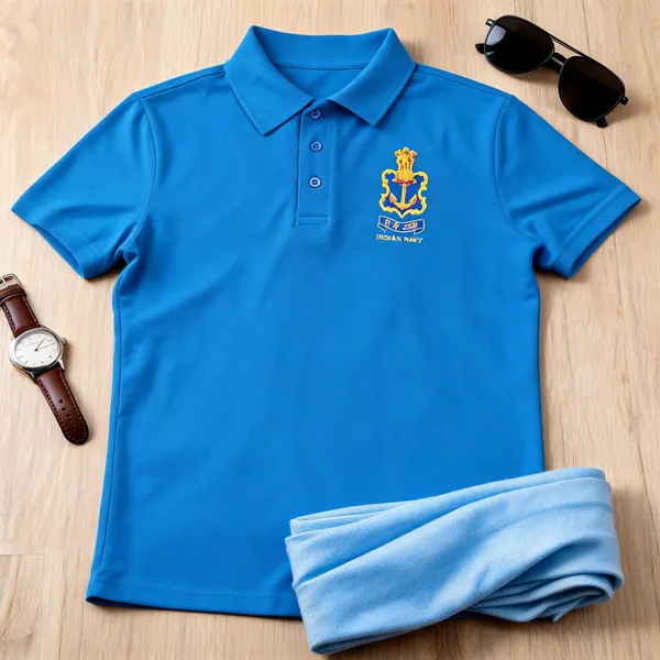 Blue_Poly_Cotton_Collar_T_Shirt_For_Men