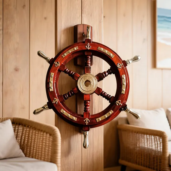 Wood_Brass_Nautical_Ship_Steering_Wheel_Decor