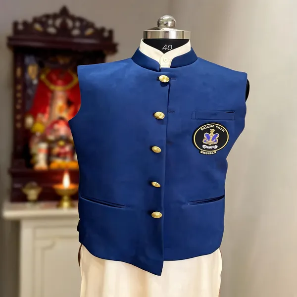 Navy_Blue_Polyester_Sleeveless_Waistcoat_For_Men
