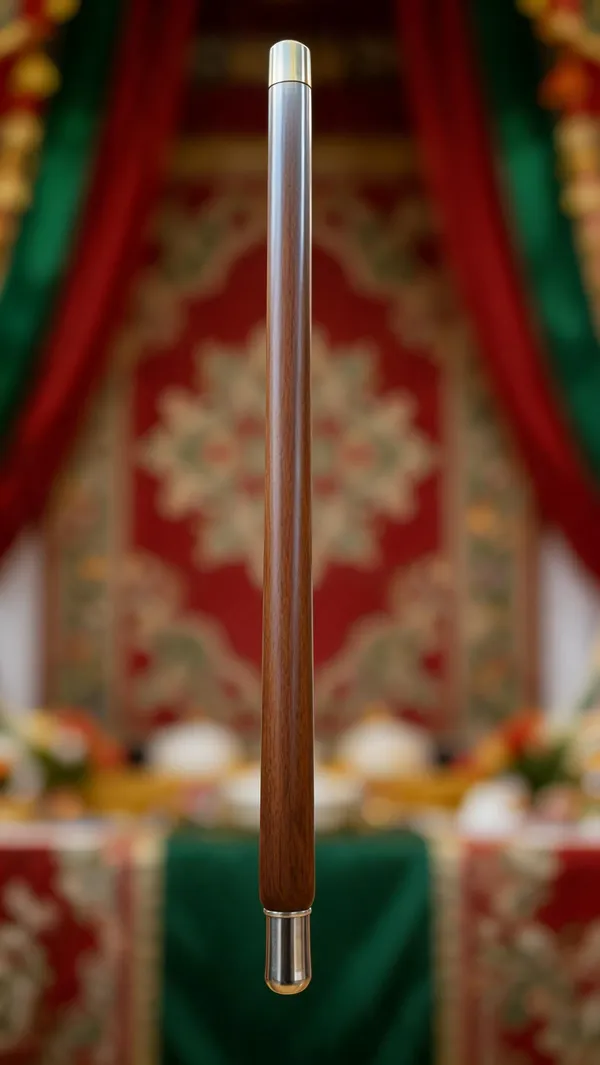 Brown_Sheesham_Wood_Brass_Tip_Solid_Ceremonial_Baton
