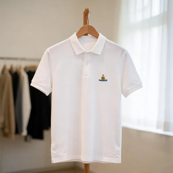 White_Poly_Cotton_Regular_Fit_T_Shirt_For_Men