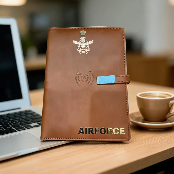 Pu_Leather_Air_Force_Organizer_With_5000_Mah_Power_Bank
