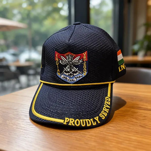 Blue_Polyester_Triservice_Veteran_Cap_For_Men_Women