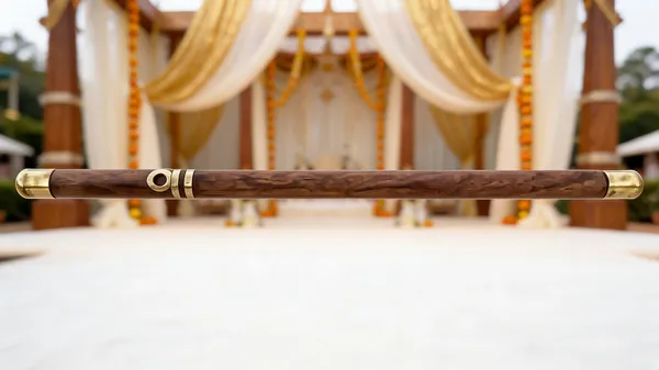Brown_Sheesham_Wood_Brass_Stripe_Ceremonial_Baton_For_Men