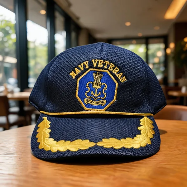 Blue_Polyester_Net_Zari_Embroidered_Indian_Navy_Cap_For_Unisex