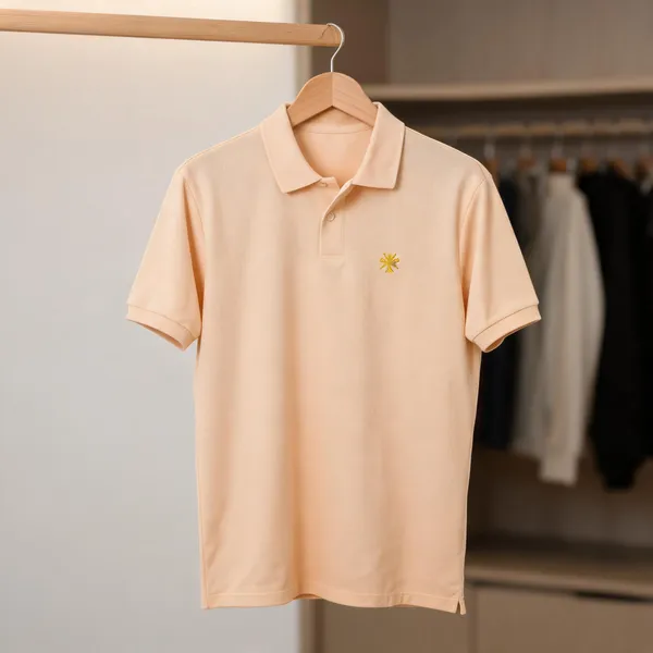 Peach_Poly_Cotton_Dry_Fit_Collared_Nda_T_Shirt_For_Men