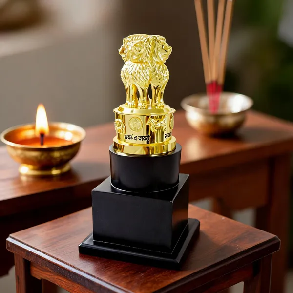 Brass_Wood_Ashoka_Stambh_With_Wooden_Base_7_Inches