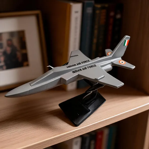 Grey_Aluminium_Die_Cast_Jaguar_Aircraft_Miniature_9_Inch