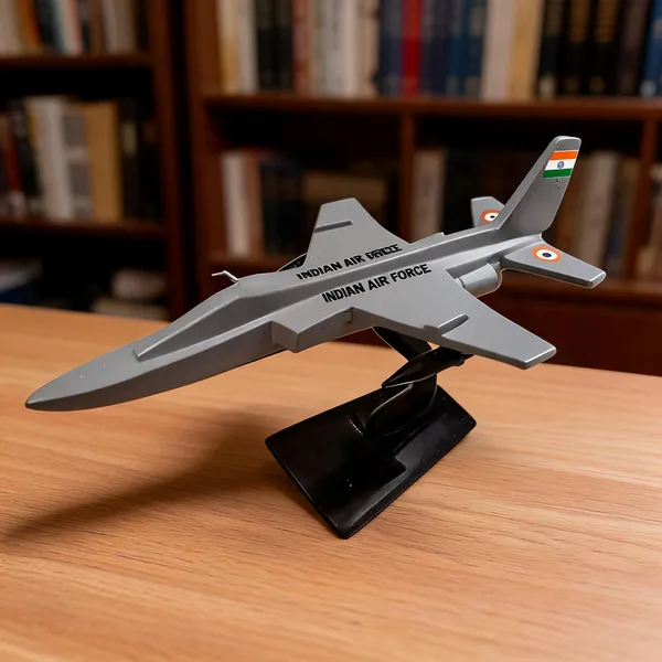 Grey_Aluminium_Die_Cast_Jaguar_Aircraft_Miniature_9_Inch