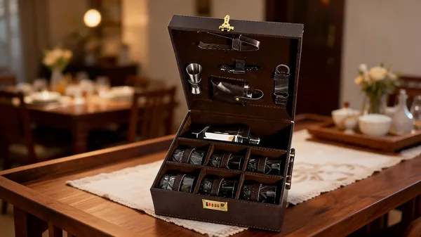 Black_Stainless_Steel_Pu_Leather_Portable_Bar_Gift_Set