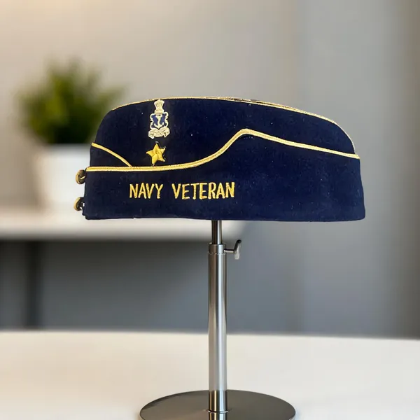 Navy_Blue_Fabric_Brass_Button_Navy_Veteran_Side_Cap_For_Men