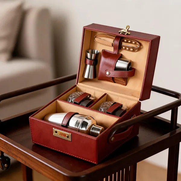 Brown_Stainless_Steel_Pu_Leather_Bar_Gift_Set_For_Gifting