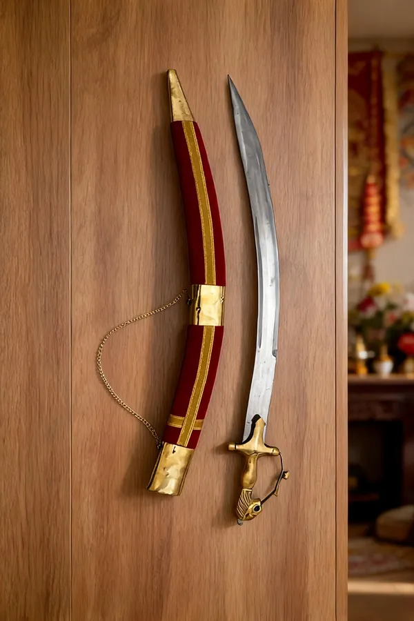 Metal_&_Wood_Ceremonial_Decorative_Wall_Hanging_Sword