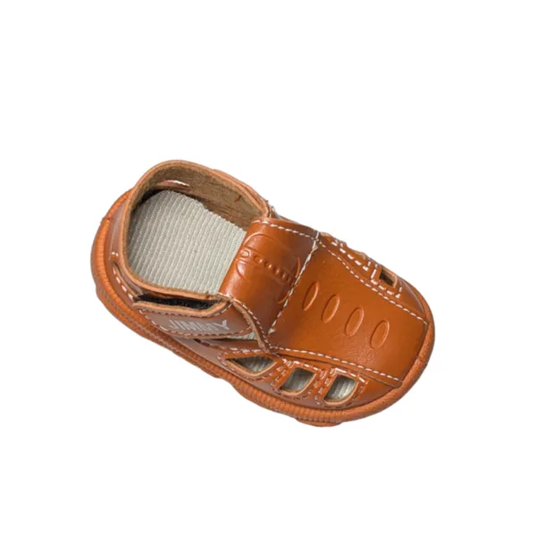 Brown_Velcro_Ankle_Sandals_For_Babies