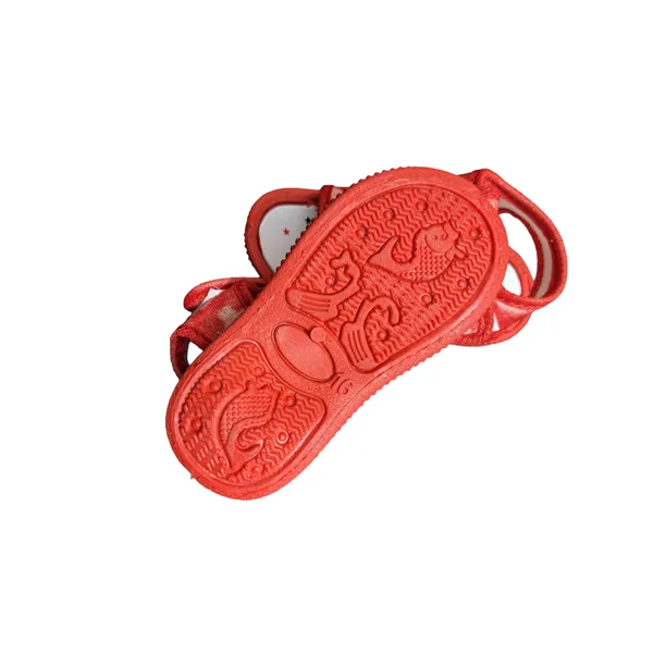 Red_Textile_Character_Sandals_For_Babies