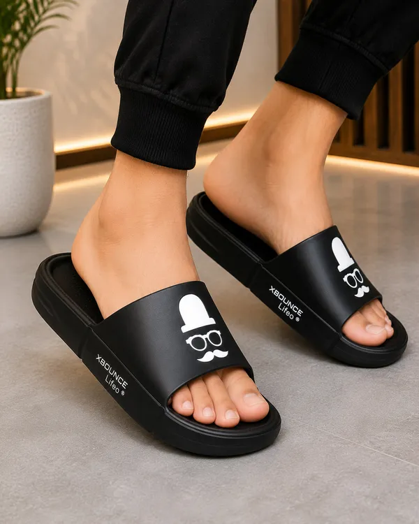 Black_Slip-On_Slides_For_Men