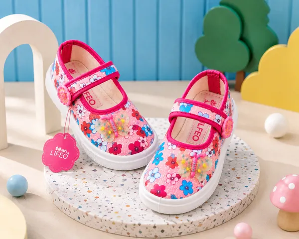 Pink_Floral_Canvas_Mary_Jane_Shoes_For_Girls