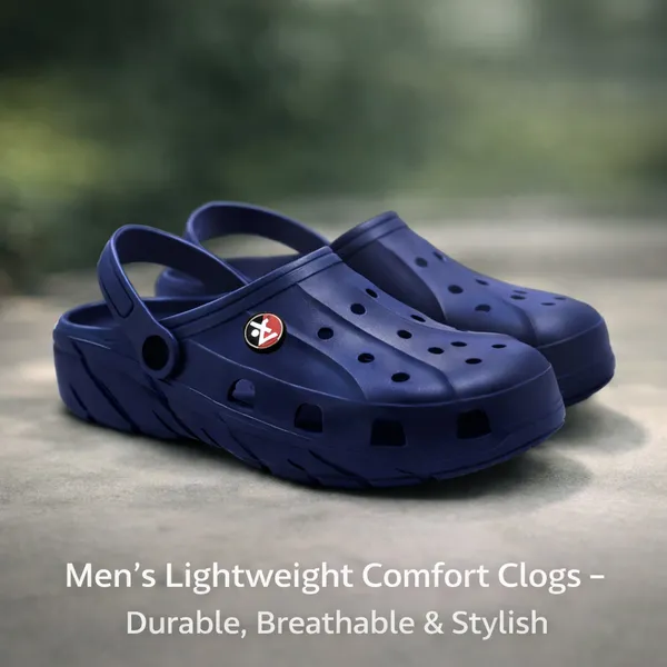 Navy_Casual_Clogs_For_Unisex