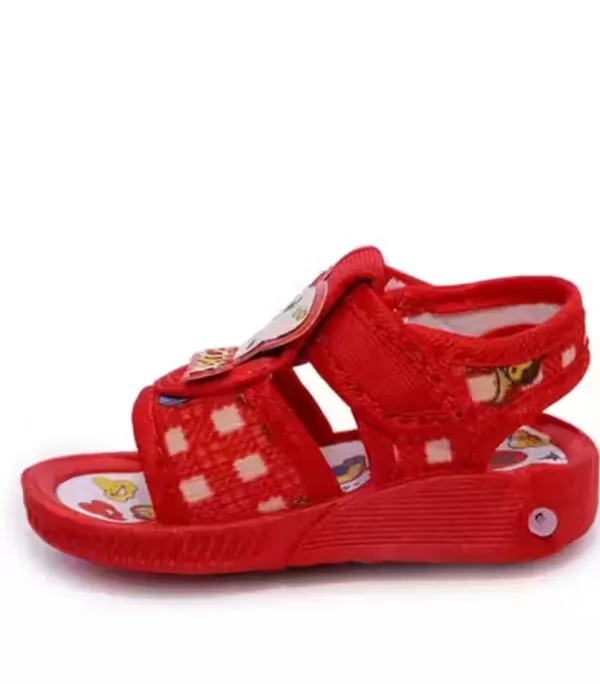 Red_Cartoon_Open_Toe_Sandals_For_Kids