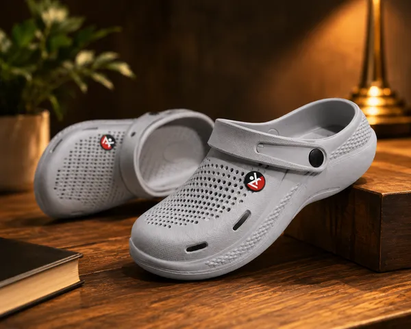 Grey_Casual_Clogs_For_Unisex