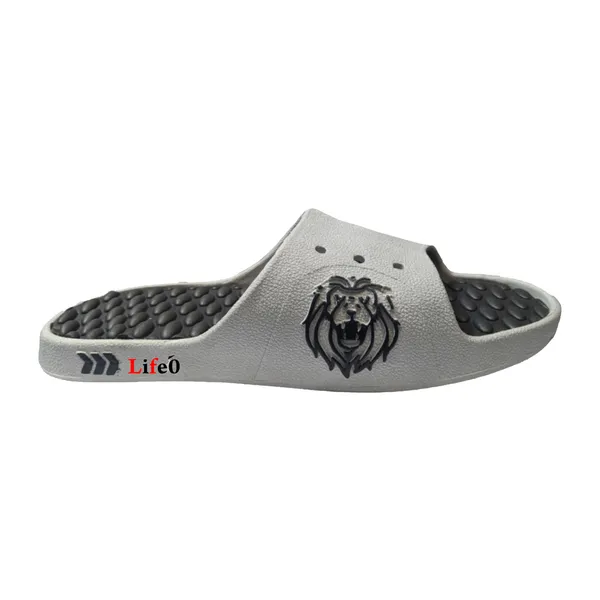 Grey_Textured_Slide_Slippers_For_Men