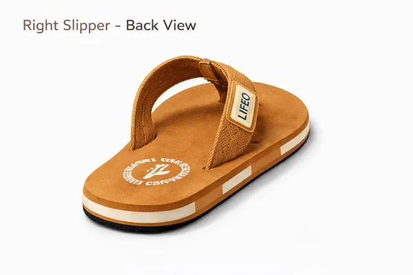 Orange_Casual_Flip_Flops_For_Men