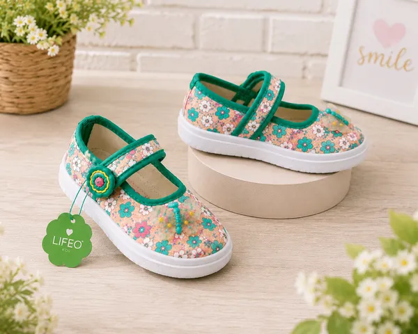 Multicolour_Floral_Mary_Jane_Shoes_For_Girls