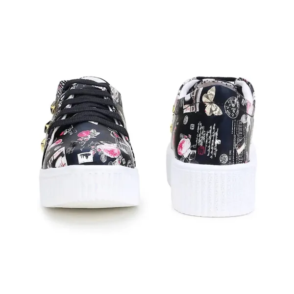 Multicolor_Printed_Lace-Up_Casual_Sneakers_For_Women