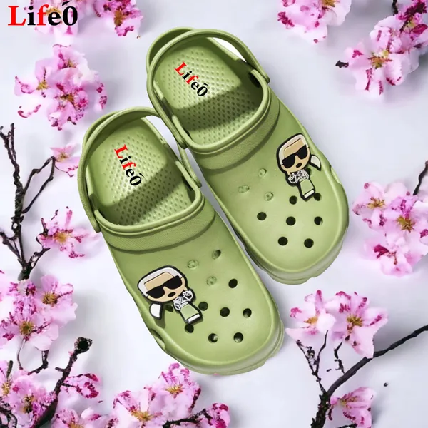 Olive_Green_Casual_Clogs_For_Unisex