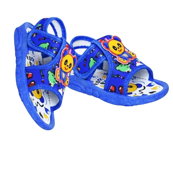 Blue_Printed_Cartoon_Sandals_For_Kids