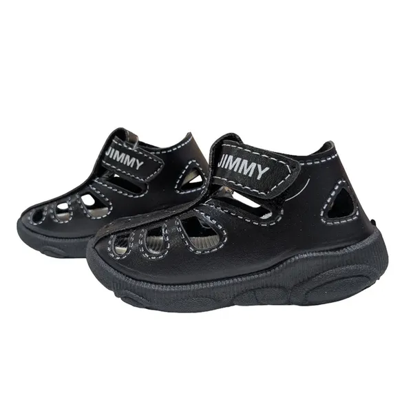 Black_Velcro_Sandals_For_Kids