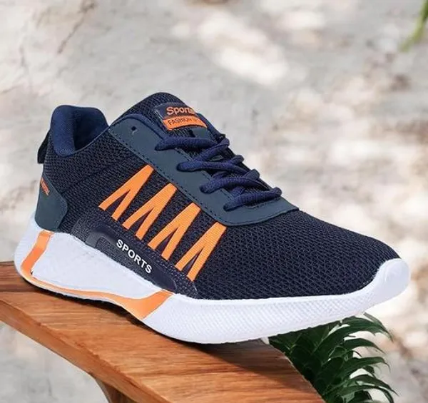Navy_Mesh_Sports_Sneakers_For_Adults