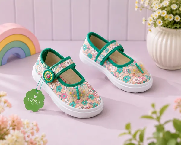 Multicolour_Floral_Strap_Shoes_For_Girls
