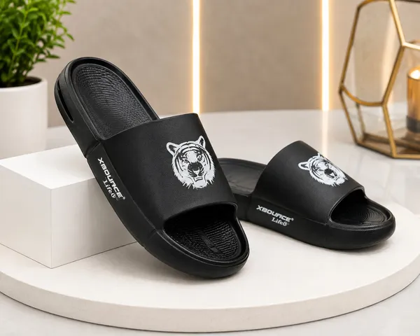 Black_Slip_On_Slide_Sandals_For_Men