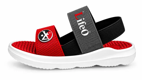 Red_And_Black_Casual_Sandals_For_Boys