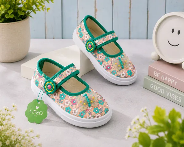Multicolour_Floral_Mary_Jane_Shoes_For_Girls