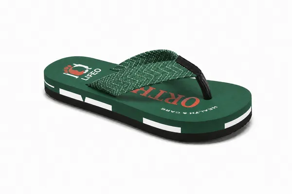 Green_Comfort_Flip_Flops_For_Men