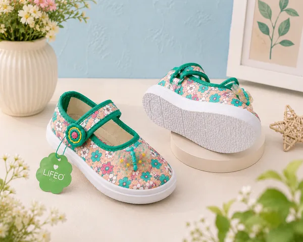 Multicolour_Floral_Strap_Shoes_For_Girls