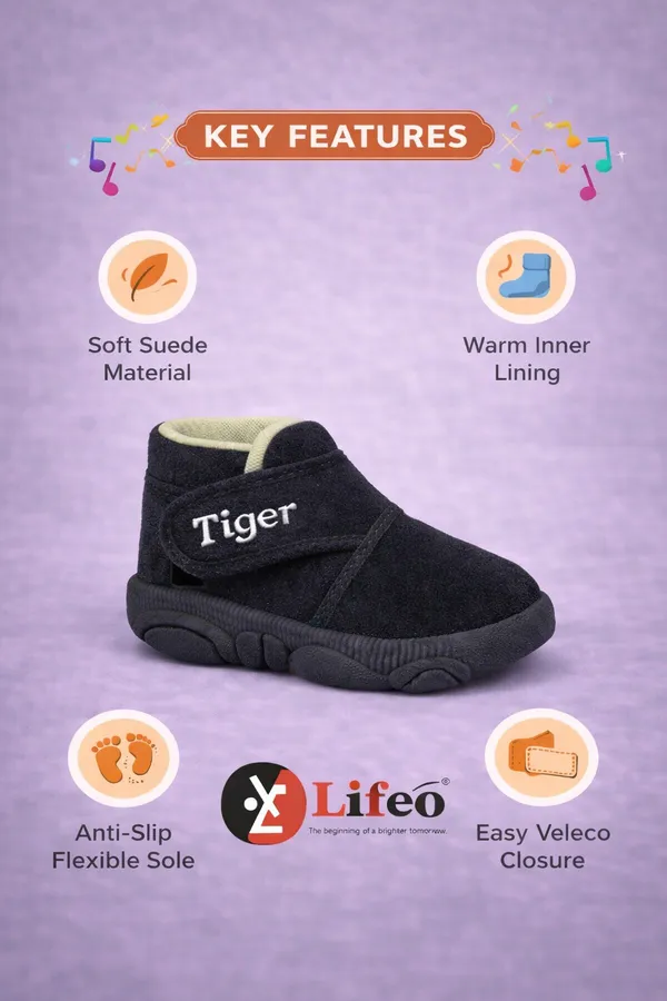 Black_Textile_Velcro_Baby_Booties