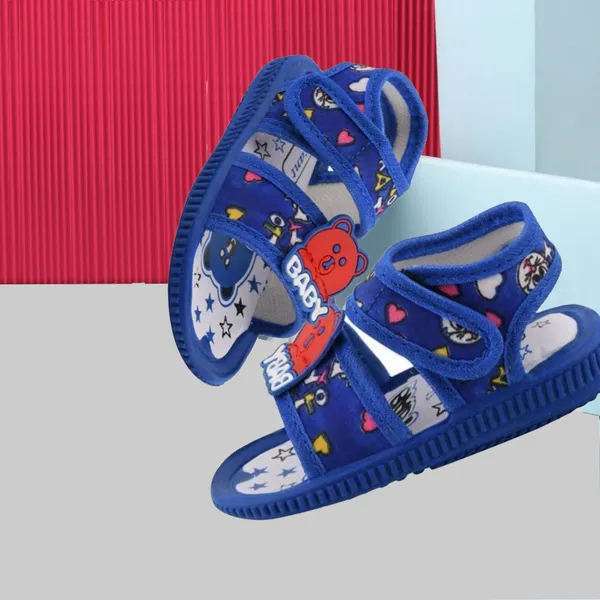 Blue_Printed_Sound_Sandals_For_Baby_Boys_And_Girls