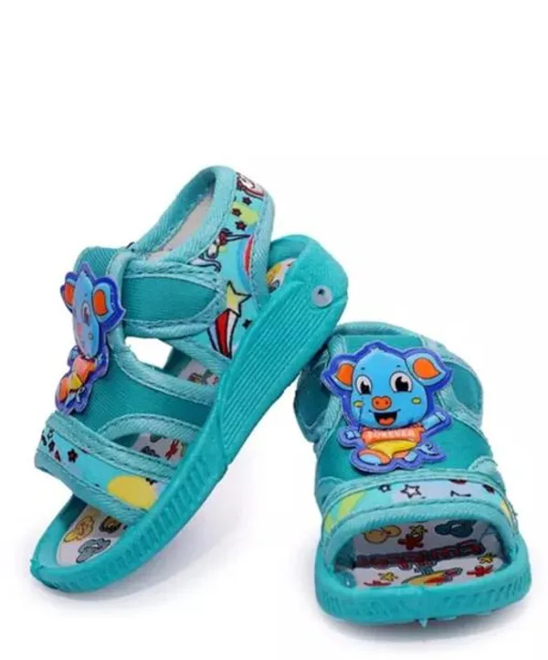 Turquoise_Cartoon_Sandals_For_Boys