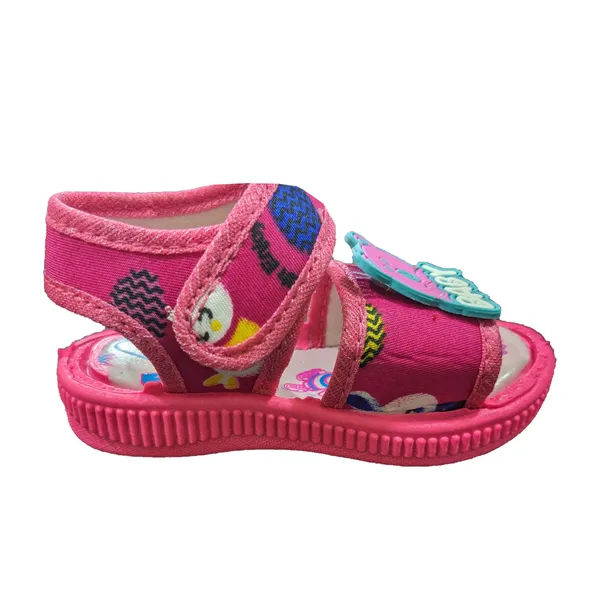 Pink_Textile_Open_Toe_Sandals_For_Babies