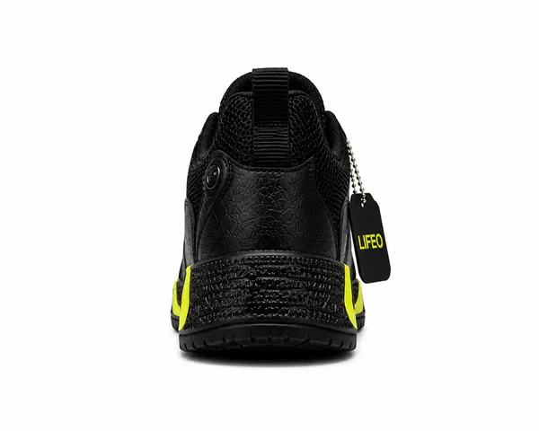 Black_Mesh_Lace-Up_Sneakers_For_Adults