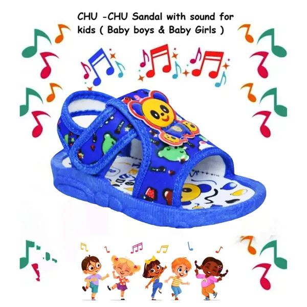 Blue_Printed_Open_Toe_Sandals_For_Kids