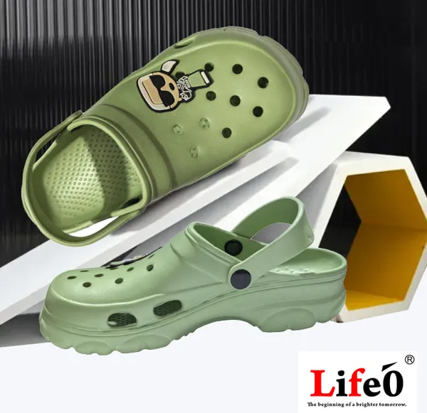 Olive_Green_Casual_Clogs_For_Unisex