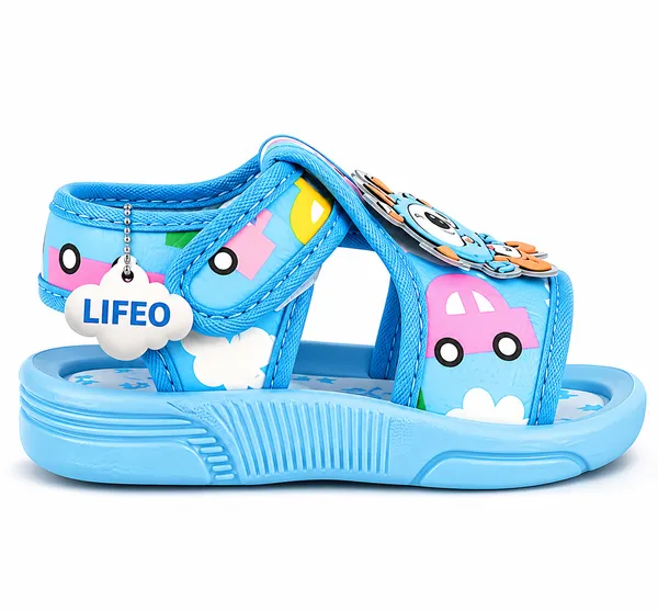 Blue_Cartoon_Sandals_For_Kids