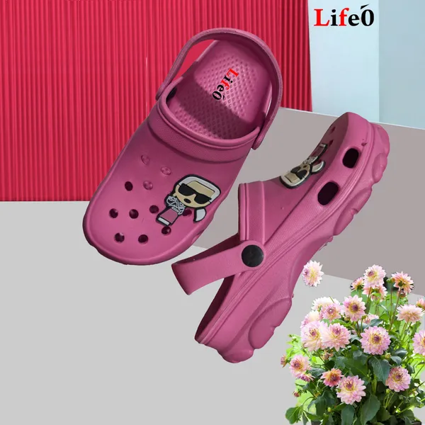 Pink_Casual_Clogs_For_Women